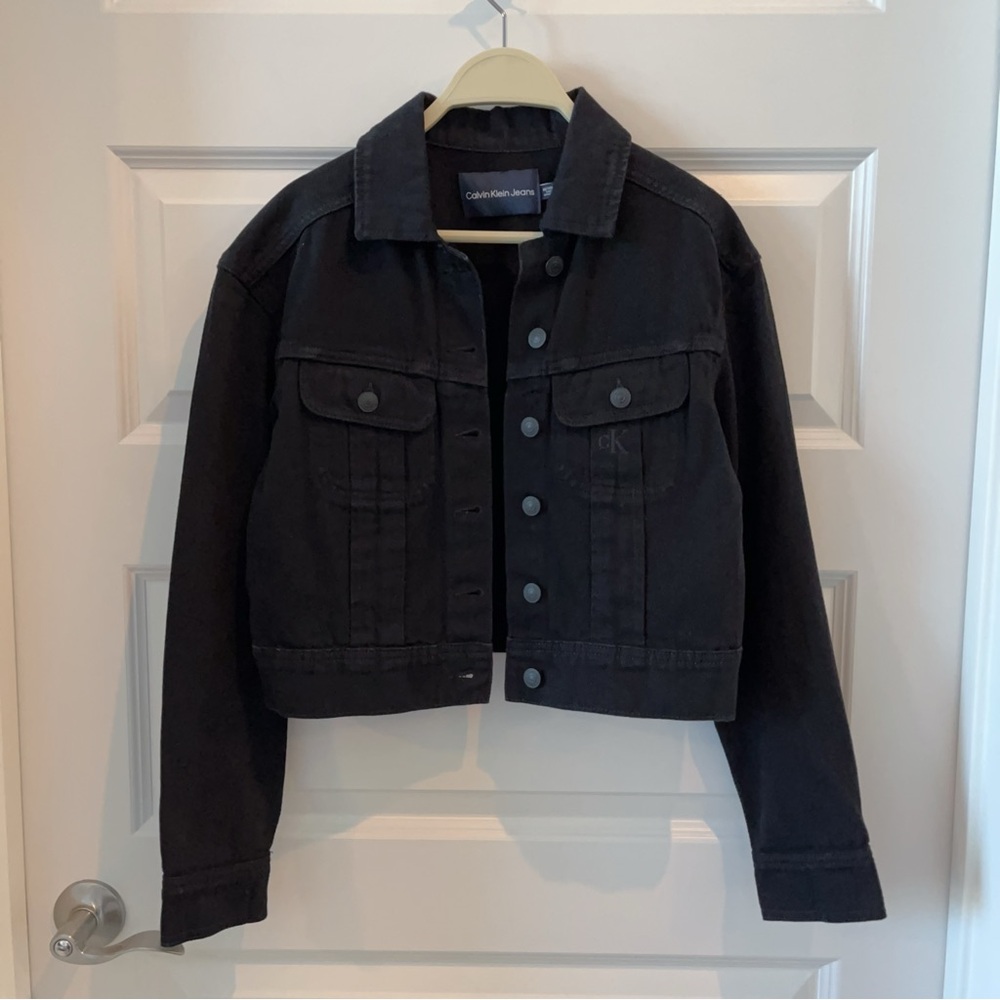 Calvin Klein Relaxed Black Denim Jacket